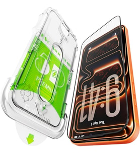 Epro iPhone 17 Pro Max ile Uyumlu Ekran Koruyucu, Ahize Korumalı Toz Önleyici Tam Kaplama, Hizalama Aparatlı Kolay Kurulum, Toz Bırakmayan Uygulama, Darbelere Karşı Ekstra Güçlü Cam
