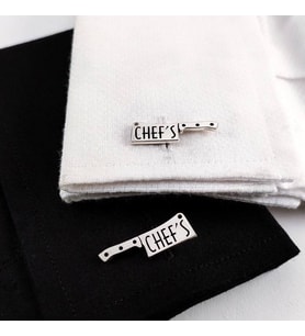 Chef’s Bıçak Tasarım Kol Düğmesi 925 Ayar Gümüş
