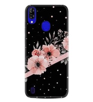 Reeder P13 Blue Kılıf Desenli Silikon Flowers Dots