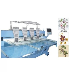Yuki GG1202 2 Kafa 12 İğne Nakış Makinası (Düşük Tabla) - 400x450mm Nakış Alanı Şapka Aparalı