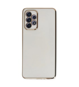 Samsung Galaxy A52 Kılıf Volet Silikon - Beyaz