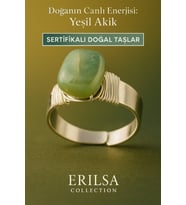 Sertifikalı Doğal Yeşil Akik Taşı Yüzük – Ayarlanabilir Kalın Tımbıl Kasa (Çok Renkli)