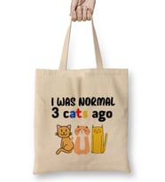 Funny Cat Lover Gifts For Women Men Kids Bez Çanta Uzun Saplı