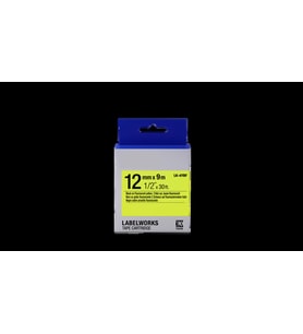 Tonersepeti Epson Floresan LK-4YBF Siyah Sarı Muadil Etiket 12mm C53S654010