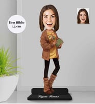 Kişiye Özel Kadın Ahşap Eco Biblo -9
