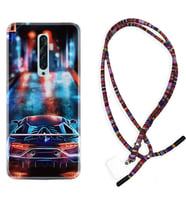 Oppo Reno 2Z 4 Lite 4 Pro 5 6 7 A31 Kılıf Boyun Asklı Rasta Silikon Neon Cars 1724