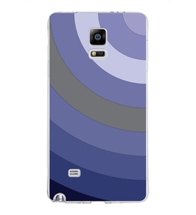 Samsung Galaxy Note 4 Kapak Renk Cümbüşü Tasarımlı Şeffaf Silikon Kılıf
