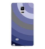 Samsung Galaxy Note 4 Kapak Renk Cümbüşü Tasarımlı Şeffaf Silikon Kılıf