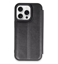 iPhone 14 Pro Max Kılıf Flip Cover - Siyah
