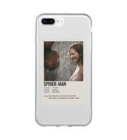 Iphone 7 PLUS - 8 PLUS Uyumlu Spider Man Poster Tasarımlı Şeffaf Telefon Kılıfı