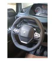 DİKİŞLİ DİREKSİYON KILIFI DAMARLI SİYAH DERİ SİYAH DİKİŞLİ PEUGEOT 3008 İÇİN HIZLI KARGO