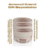 Süper Three Brand Whitening Cream Arnavut Kremi 100 ml Aklık Kremi x 3 Adet