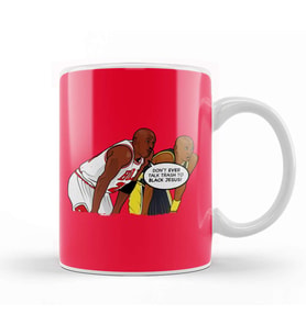 Michael Jordan Trash Talk Kupa Bardak Porselen
