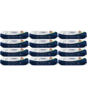 Giggles Yetişkin Vücut Temizleme Islak Mendil Havlu 600 Yaprak XL (Beyaz Sabun Kokulu) (12PK*50)