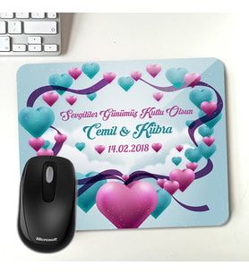 Kişiye Özel Sevgililer Gününe Özel Mousepad