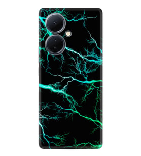 Vivo V29 Lite Kılıf Silikon Desen Özel Seri Green Thunder 1693