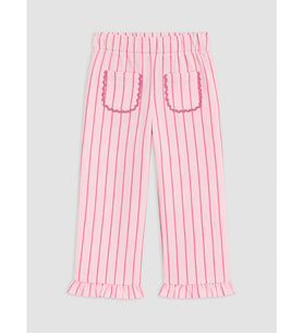LCW Kids Pembe Kız Çocuk Gabardin Pantolon