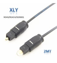 Toslink Fiber Optik Multimedya Ses Kablosu 2.2mm 2 Metre Uzunluk XLY