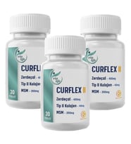 Curflex Tip 2 Kolajen, MSM, Zerdeçal 30 Kapsül - 3'lü