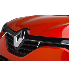 Renault Clio 5 HB Krom Ön Panjur 2 Prç. 2019 ve Üzeri