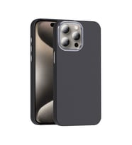 Apple iPhone 15 Pro Max Uyumlu Kılıf M-safe Şarj Özellikli Karbon Fiber Görünümlü Zore Gros Kapak (Siyah)