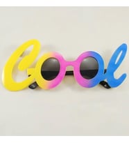 Cool Yazılı Rengarenk Parti Gözlüğü 21x8 Cm