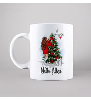 Mutlu Yıllar & Merry Christmas Yılbaşı Tasarımlı Kupa Kişiye Özel