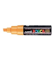 Uni Posca PC-8K Boyama Markörü 8 mm Kesik Uç PARLAK SARI 