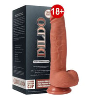 Dildo Series Leo 23 Cm Çift Katmanlı Ekstra Yumuşak Gerçekci Et Dokulu Realistik Penis