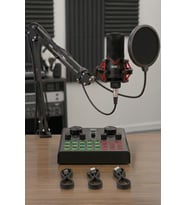 Midex GMX-1 Record Set Condenser Mikrofon Ses Kartı Canlı Yayın Paketi (Telefon ve PC)