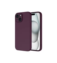Apple iPhone 15 Plus Uyumlu Kılıf Zore Mara Lansman Kapak (Koyu Mor)