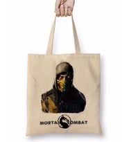 Mortal Kombat Scorpion and Sub Zero Bez Çanta Uzun Saplı
