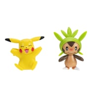 Pokemon Battle 2'li Figür Seti - Pikachu ve Chespin PKW4069