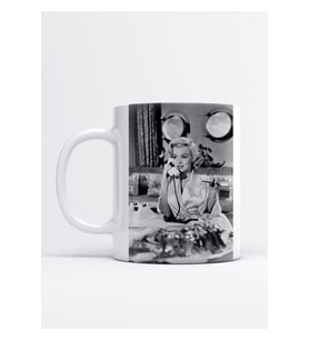 Marilyn Monroe Baskı Porselen Kupa Bardak