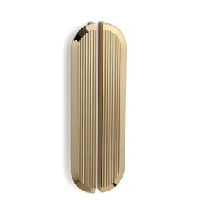 Pera L Tipi Oval Parlak Altın Kulp 224 mm. 209064