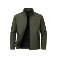 Yeşil Erkek Polyester Karışımlı Süper İnce Rüzgarlık Su Ve Rüzgar Geçirmez Mevsimlik&Yazlık Mont
