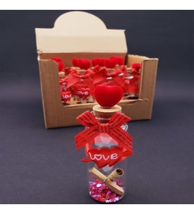 Love Kalpli Dilek Şişesi