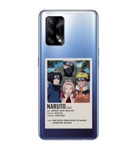 Oppo A74 Uyumlu Naruto Anime Desenli Şeffaf Telefon Kılıfı