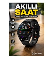 AMOLED Ekranlı Akıllı Saat Bluetooth Arama ve Müzik Özellikli Sağlık Takipli Smart Watch