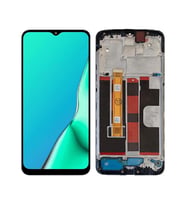 Oppo A9 2020 ile Uyumlu Lcd Ekran Dokunmatik Çıtalı Cph1937 Cph1939 (Siyah)