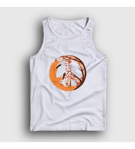 Presmono Unisex Beyaz Peace Fox Tilki Atlet 368078tt