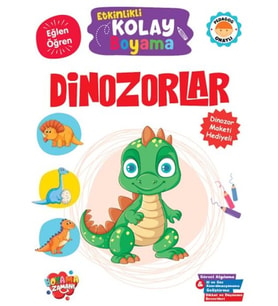 Etkinlikli Kolay Boyama – Dinozorlar