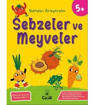 Noktaları Birleştirelim - Sebzeler ve Meyveler +5 Yaş