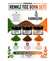 3'lü Set Premium Parafin Soya Wax Toz Mum Boyası Hobi Seti - 5 cc (Yeşil, Kahverengi, Turuncu) BKFAB3YKHT5G