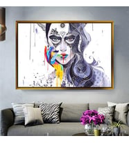 Altın Çerçeveli dekoratif tablo a685 (Gold)