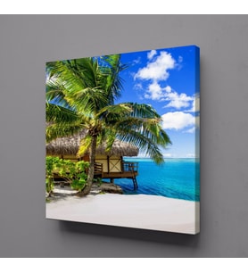 DENİZ HAVA KANVAS TABLO 120x120cm (Karışık)