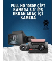 Çift Görüşlü Dashcam – Gece Görüşlü 1080p Araç İçi Güvenlik Kamerası