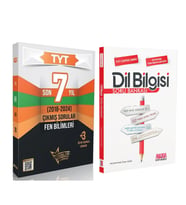 Liderler TYT Fen Bilimler Çıkmış Sorular Son 7 Yıl ve AKM Dil Bilgisi Soru Bankası Seti 2 Kitap