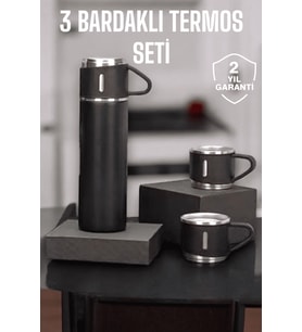 500 Ml Kapasiteli Taşınabilir Basınçlı Termos Seti Günlük Kullanım İçin İdeal