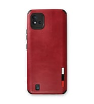 Realme C11 2021 Kılıf Loop Deri Silikon - Kırmızı